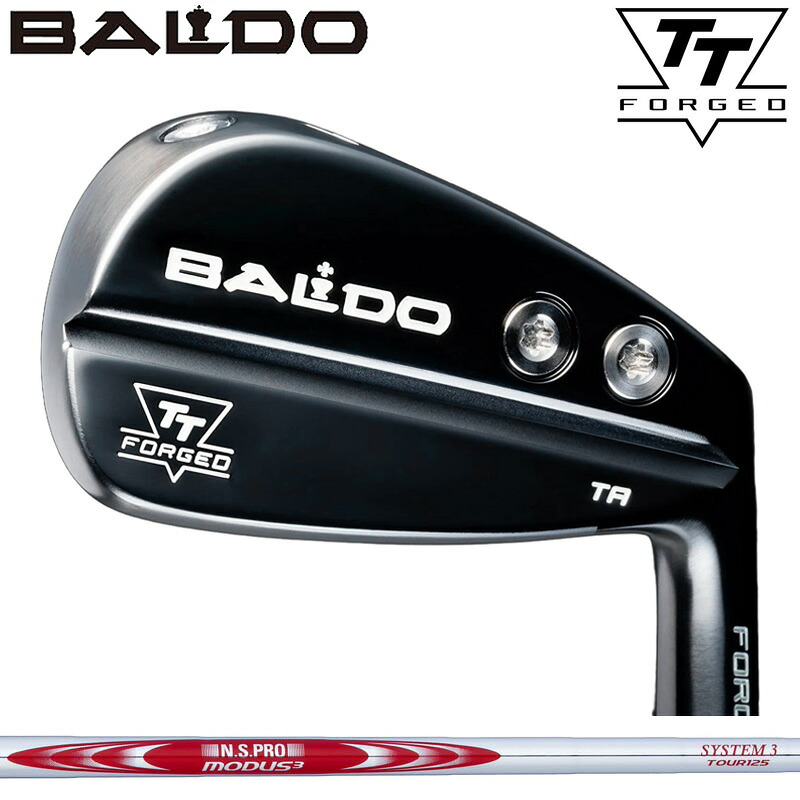 バルド TT FORGED ツアー エアー アイアン ブラック 6本組 日本シャフト N.S.PRO MODUS3 SYSTEM3 TOUR 125 装着 NS スチール 【カスタム】【新品】 BALDO フォージド TA AIR アイアンセット ゴルフ クラブ