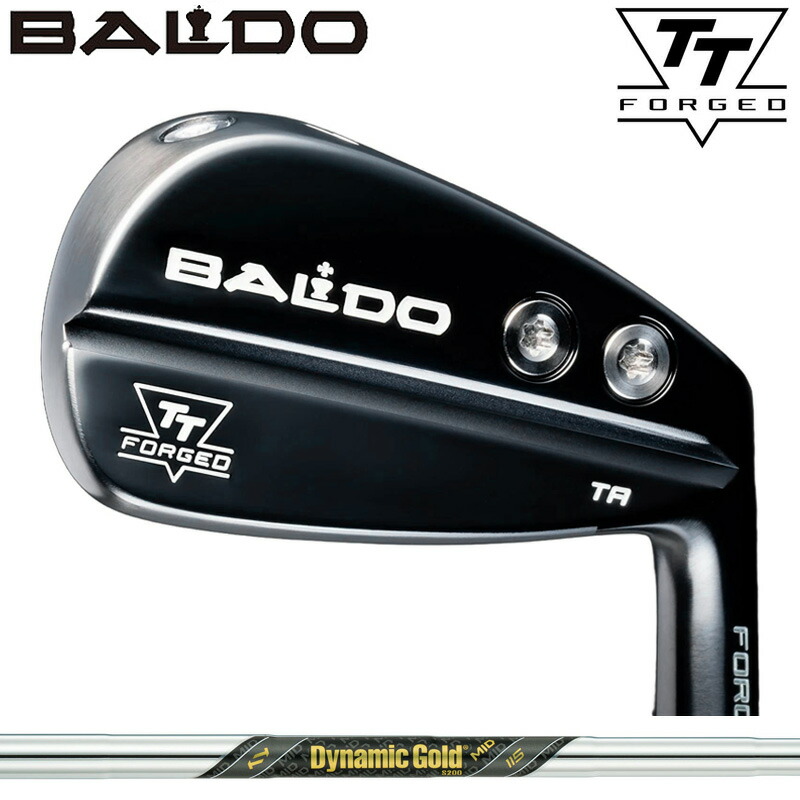 バルド TT FORGED ツアー エアー アイアン ブラック 6本組 ダイナミックゴールド MID 115 装着 ミッド 【カスタム】【新品】 BALDO フォージド TA AIR アイアンセット ゴルフ クラブ