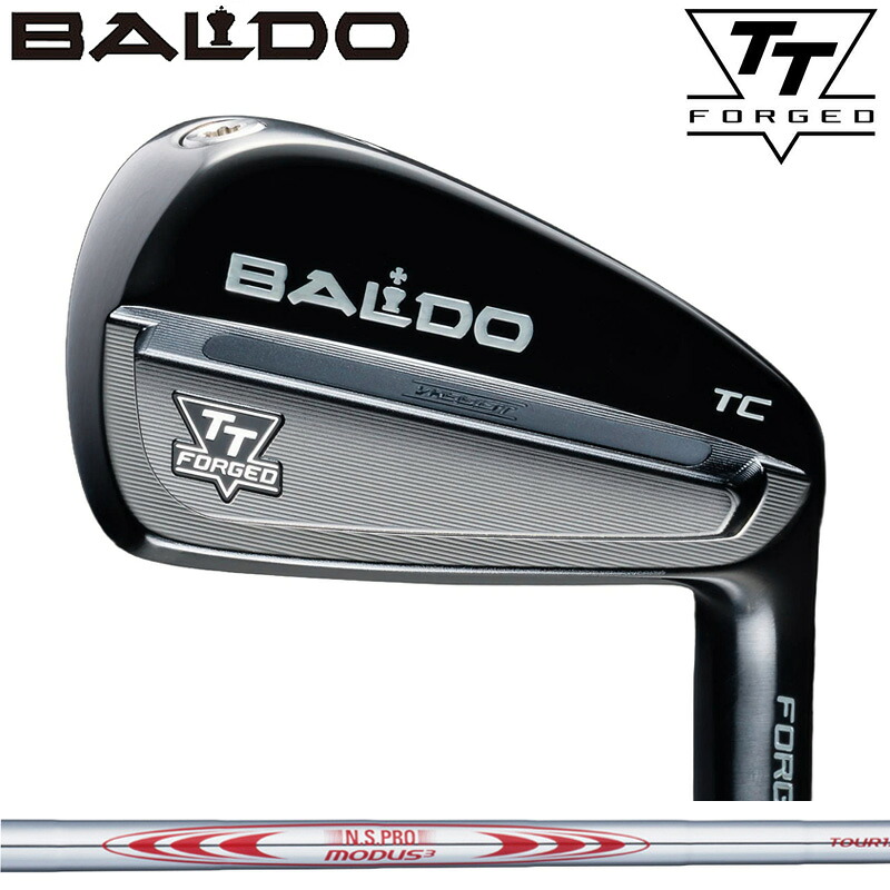 バルド TT FORGED ツアー キャビティ アイアン ブラック 6本組 日本シャフト N.S.PRO MODUS TOUR 105/115/120/130 装着 NS スチール 【カスタム】【新品】 BALDO フォージド TC アイアンセット ゴルフ クラブ