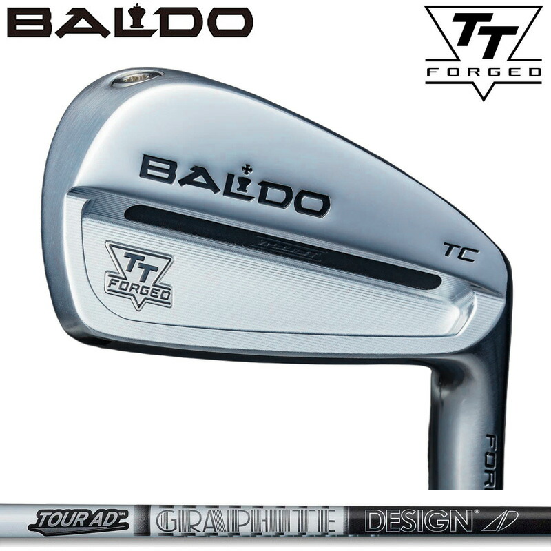 バルド TT FORGED ツアー キャビティ アイアン サテン 6本組 グラファイトデザイン TourAD AD-105/115 装着 カーボン 【カスタム】【新品】 BALDO フォージド TC アイアンセット ゴルフ クラブ