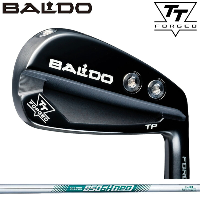 バルド TT FORGED ツアー ポケット アイアン ブラック 6本組 日本シャフト N.S.PRO 850GH NEO 装着 NS ネオ スチール 【カスタム】【新品】 BALDO フォージド TP アイアンセット ゴルフ クラブ｜サードウェイブ ゴルフ＆スポーツ