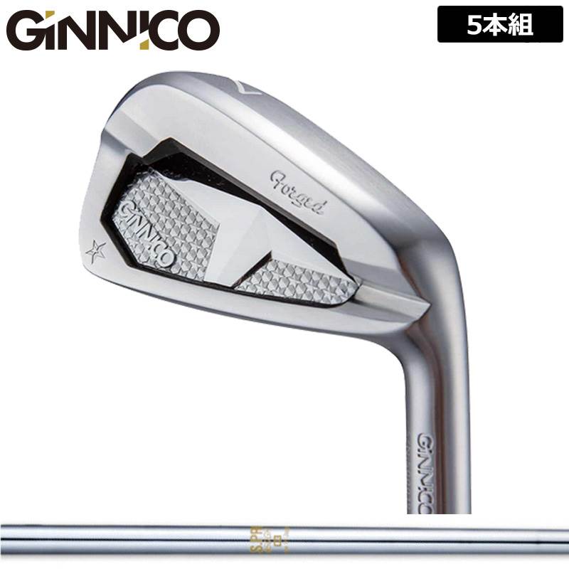 ジニコ PC アイアン 5本組(＃6-P) 日本シャフト N.S.PRO 850GH 装着 NS スチール 【カスタム】【新品】 イオンスポーツ GINNICO ピーシー セット ゴルフ クラブ