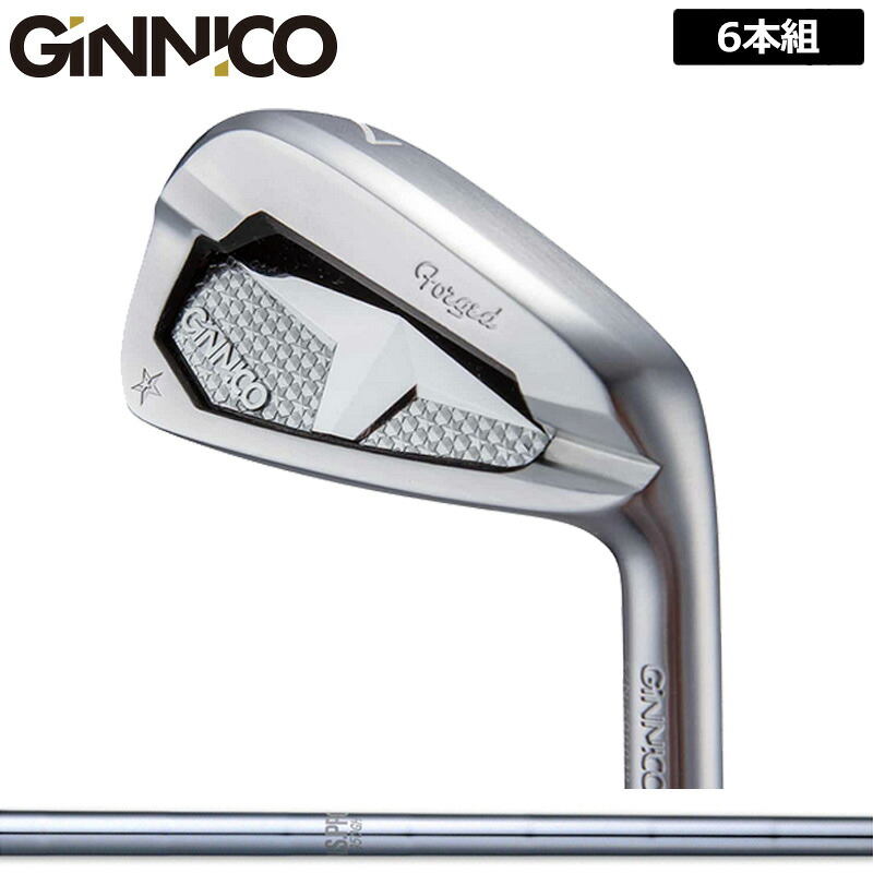 ジニコ PC アイアン 6本組(＃5-P) 日本シャフト N.S.PRO 950GH 装着 NS スチール 【カスタム】【新品】 イオンスポーツ GINNICO ピーシー セット ゴルフ クラブ