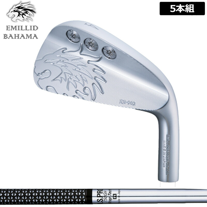 エミリッド バハマ EB-902 アイアン 5本組(#6-P) 日本シャフト N.S.PRO 750GH 装着 NS スチール 【カスタム】【新品】 EMILLID BAHAMA セット EB902 マッスル