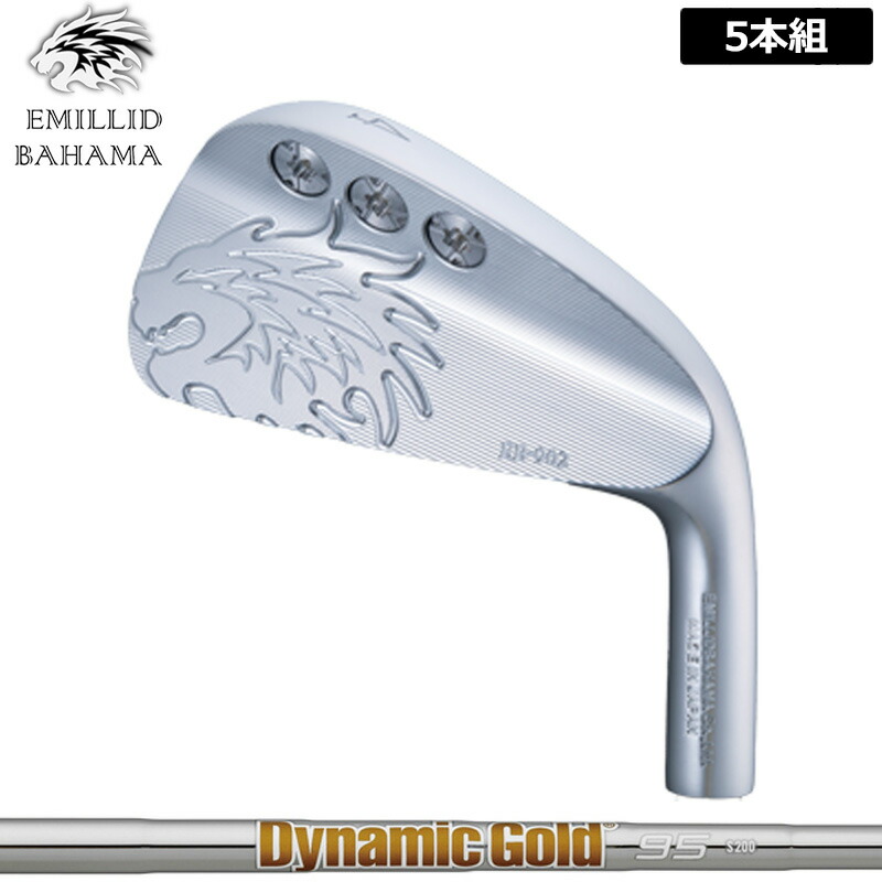 エミリッド バハマ EB-902 アイアン 5本組(#6-P) トゥルーテンパー ダイナミックゴールド 85/95/105/120 装着 【カスタム】【新品】 EMILLID BAHAMA セット EB902 マッスル