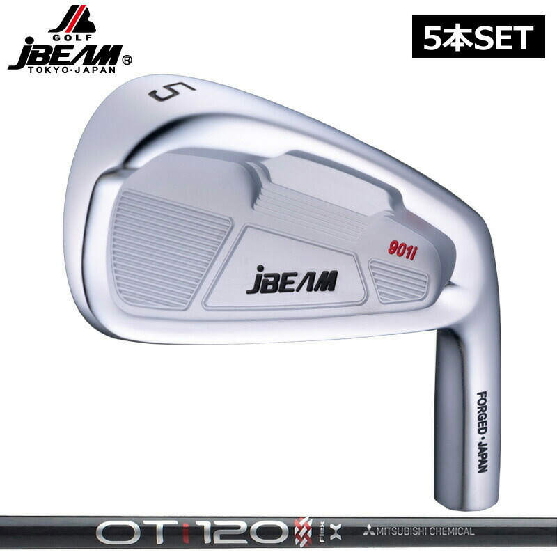 JBEAM T901i アイアン仕掛ける 5本組(#6-PW) 三菱ケミカル OT TOUR IRON とり備える 【カスタム】【新品】  J光線 炭素立て坑 地野球クラブ