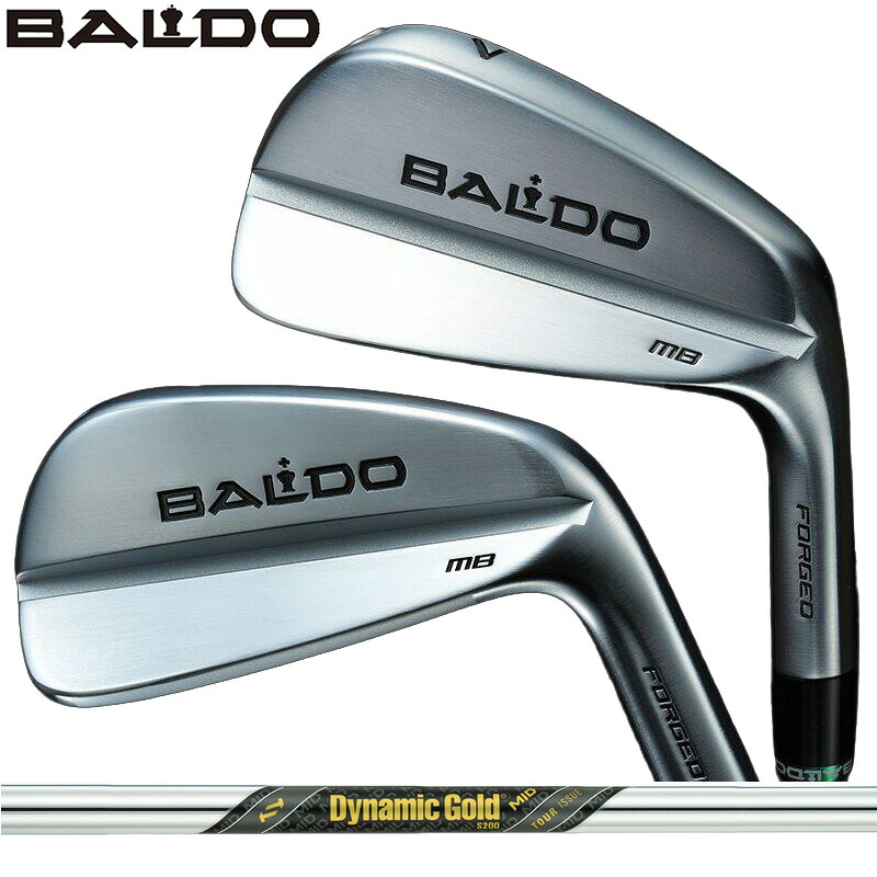 バルド フォージド マッスルバック アイアン MB 6本組(5-PW) ダイナミックゴールド MID TOUR ISSUE 装着 ミッド ツアーイシュー 【カスタム】【新品】 BALDO FORGED アイアンセット ゴルフクラブ