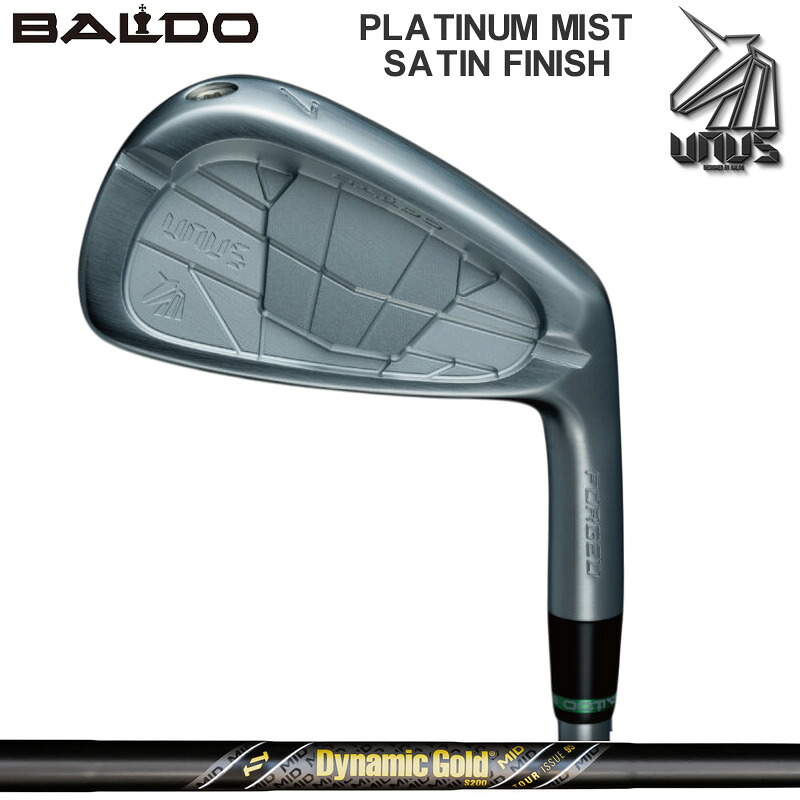 バルド 2026 UNUS ウヌス フォージドアイアン MCB 繻子 6本組 ダイナミックゴールド MID 95 TOUR ISSUE Gunmetal 作り付ける ミッド 火器メタ 【カスタム】 BALDO アイアン仕掛ける ゴルフ 野球クラブ