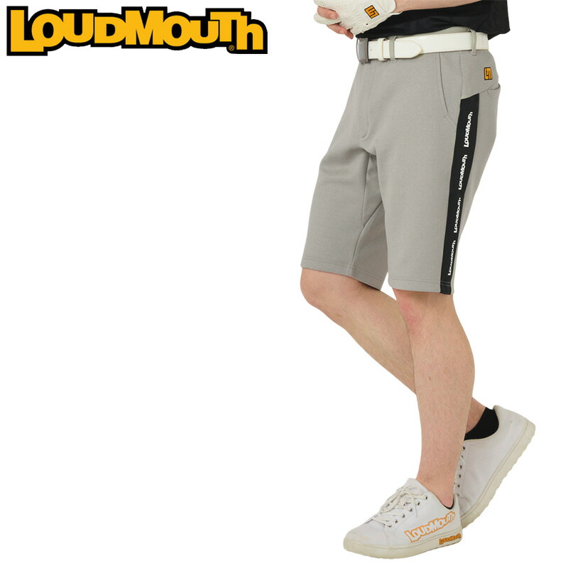 ラウドマウス メンズ ショートパンツ 軽量ダンボールニット Mix Gray ミックスグレー 763307(961) 【日本規格】【新品】SAAR Loudmouth ゴルフウェア 派手 MAY2画像