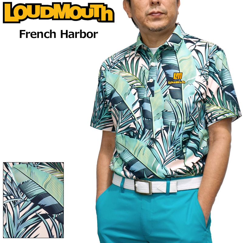 大人気大得価】 Loudmouth - 新品 ラウドマウス メンズポロシャツ ヤシ