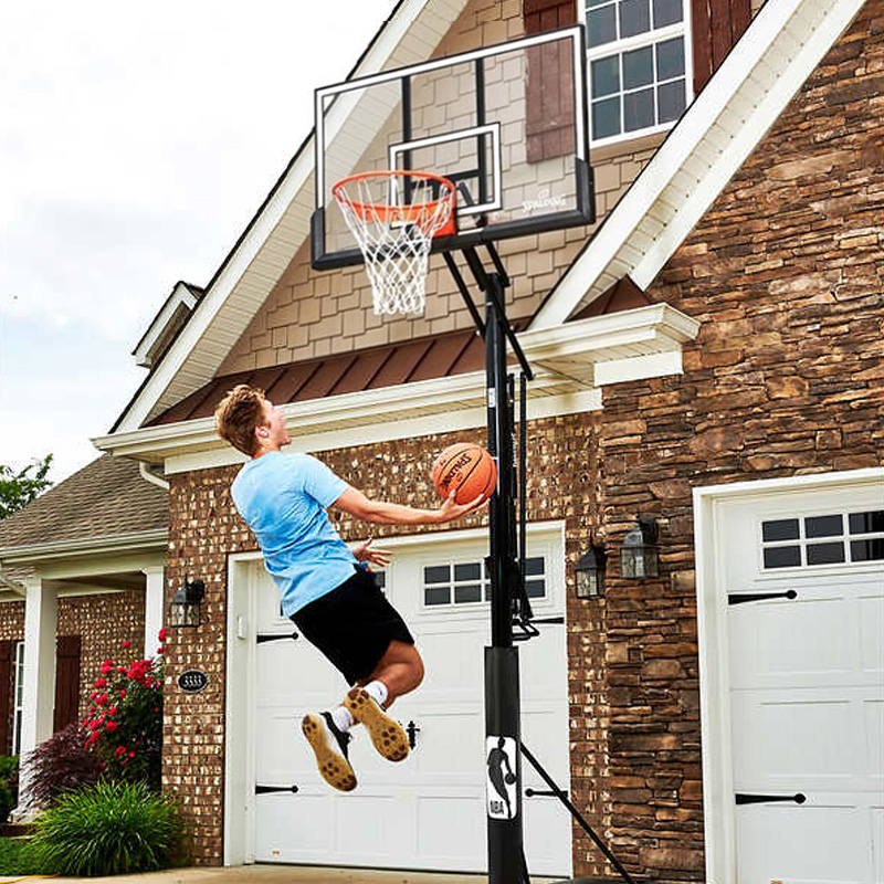 市場 即納 自立式 個人宅配達OK 高さ調整可 一般用 バスケットボールゴール 54インチ スポルディング
