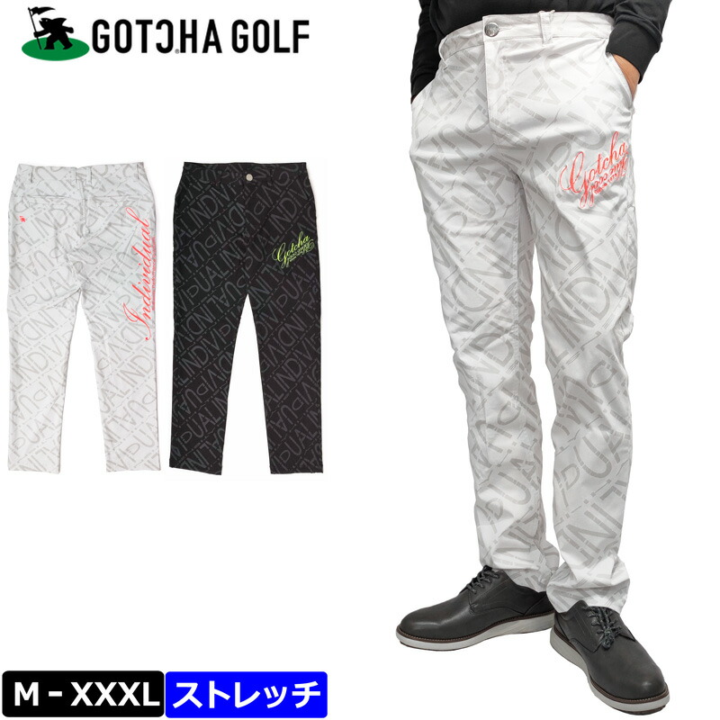 楽天市場】ガッチャゴルフ メンズ ストレッチ ロングパンツ 232GG1801