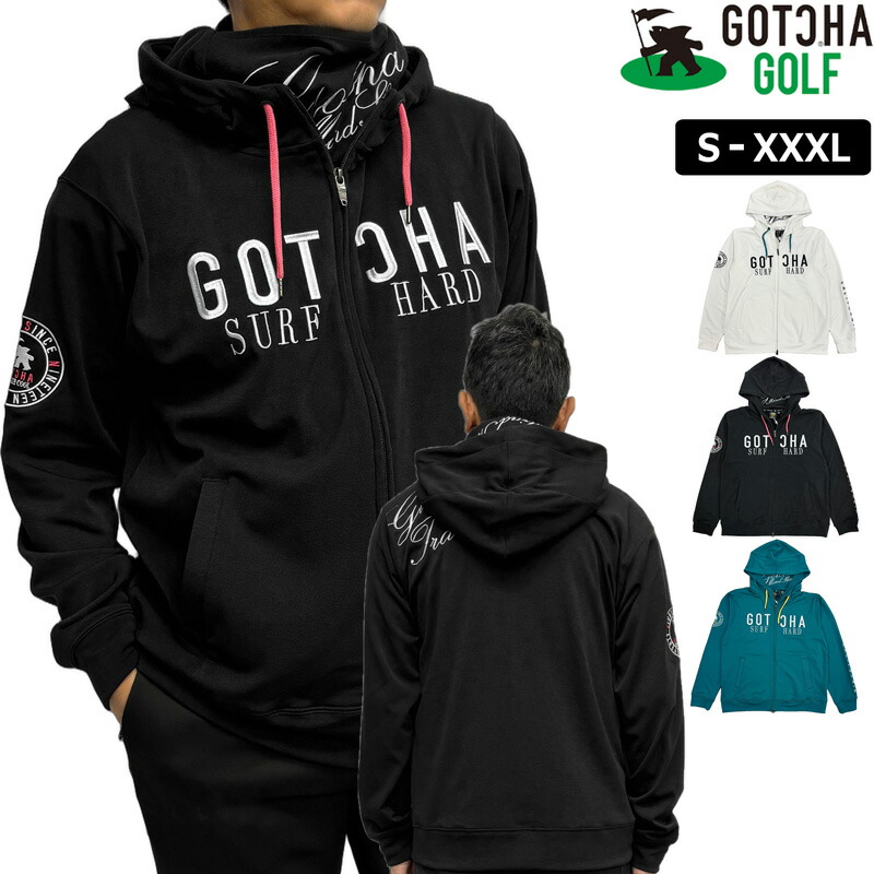 楽天市場】ガッチャゴルフ メンズ ハーフジップ 長袖シャツ モック