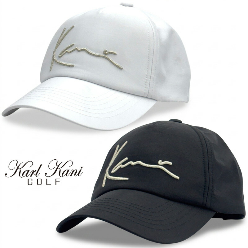 カールカナイゴルフ 2026 メンズ スナップバック ベーシック キャップ 撥水 ラメ刺繍 262KG8700 KARL KANI GOLF 【新品】26SS 帽子 ゴルフウェア カールカナイ MAR1