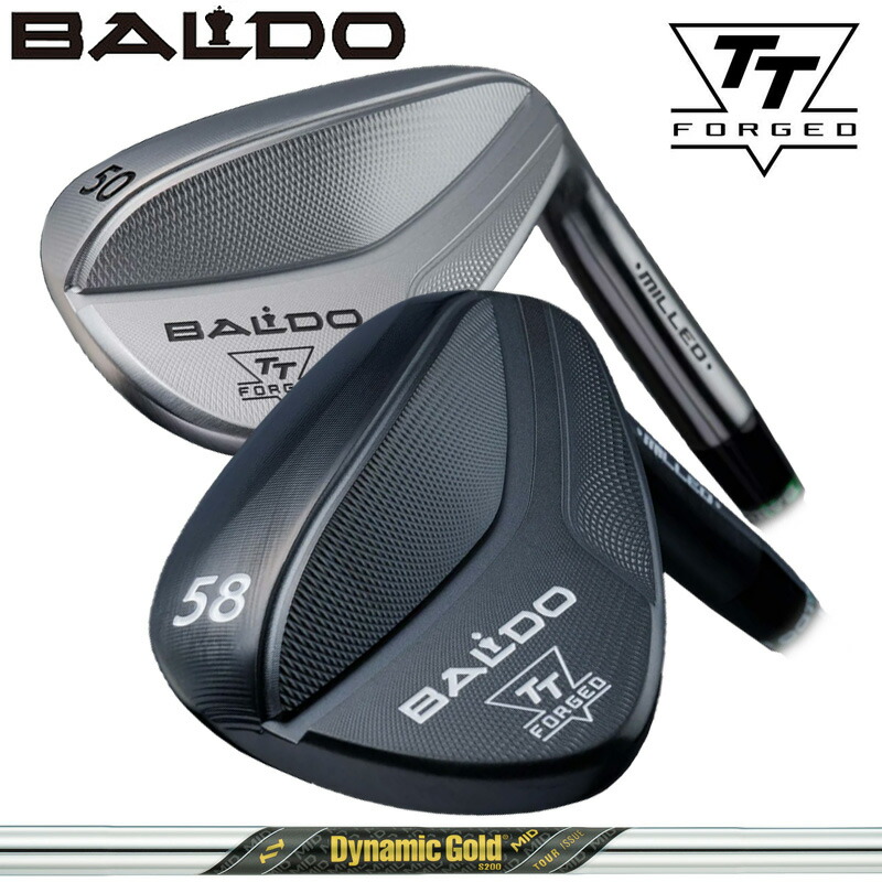 バルド 2024  TT フォージド ウェッジ ダイナミックゴールド MID TOUR ISSUE 装着 ミッド ツアーイシュー 【カスタム】【新品】 BALDO FORGED MILLED WEDGE クラブ TTウェッジ TOUR SATIN BLACK