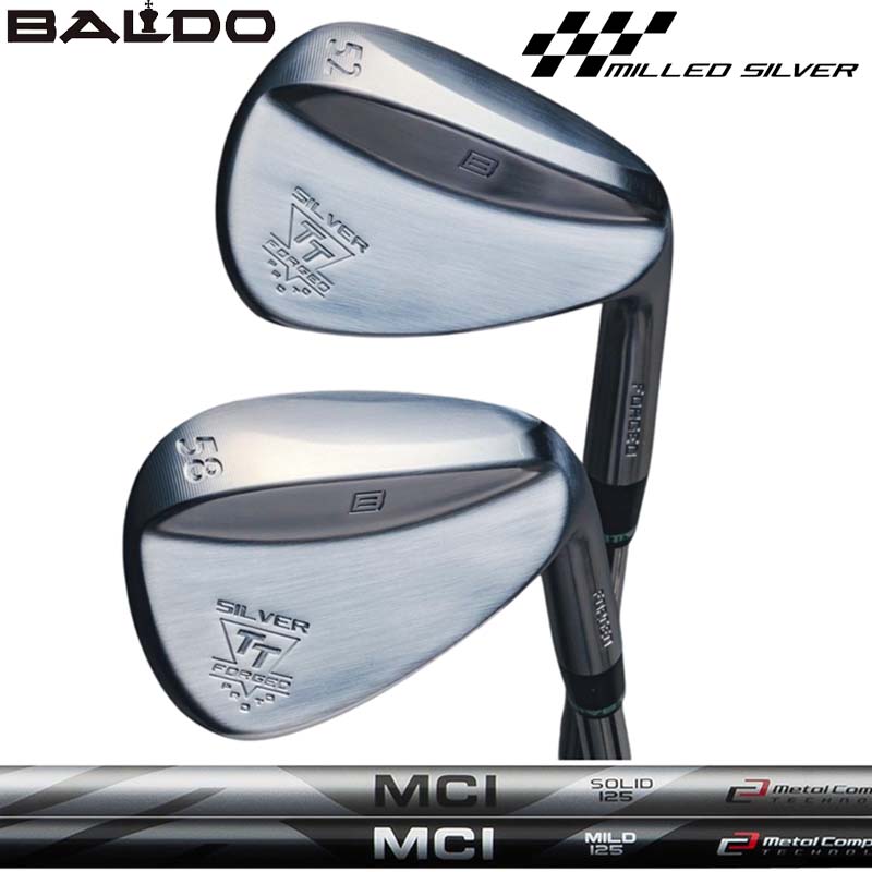 バルド TT フォージド ウェッジ プロト シルバー フジクラ MCI SOLID/MILD 125 装着 ウェッジ専用 【カスタム】【新品】 BALDO PROTO FORGED クラブ