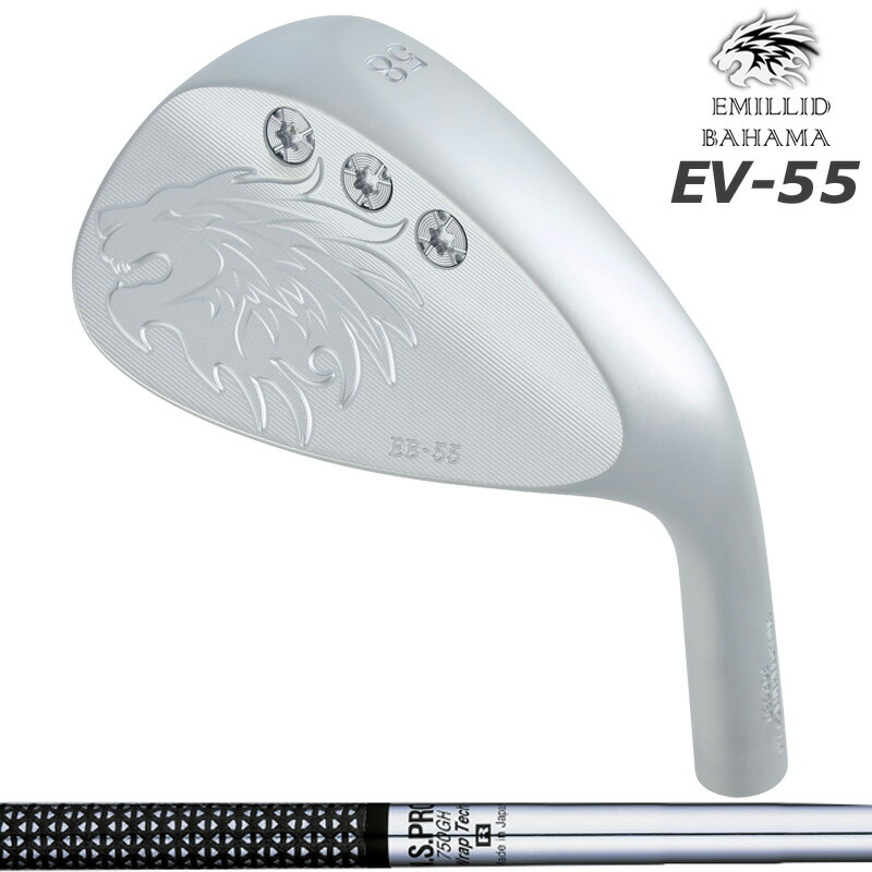エミリッド バハマ EB-55 ウェッジ 日本立て坑 N.S.PRO 750GH 作り付ける NS スチール写真 【カスタム】【新品】 EB55 EMILLID BAHAMA GOLF 地野球クラブ