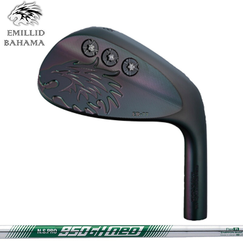 エミリッド バハマ EB-77 ウェッジ 日本シャフト N.S.PRO 950GH NEO 装着 NS ネオ スチール 【カスタム】【新品】 EB77 EMILLID BAHAMA WEDGE 軟鉄 バハマウェッジ GOLF 地クラブ｜サードウェイブ ゴルフ＆スポーツ