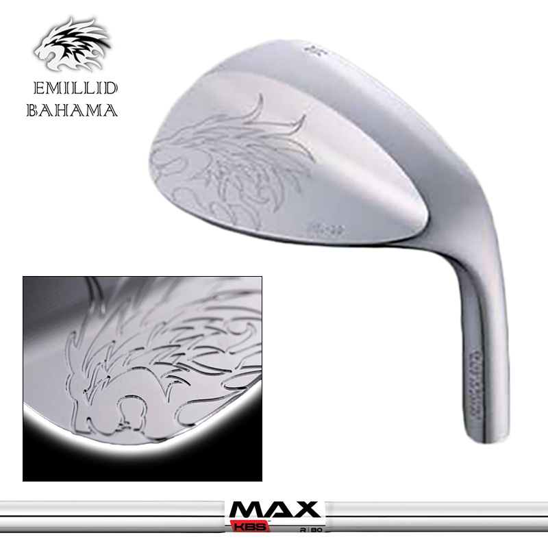 エミリッド バハマ EB-99 ウェッジ KBS MAX 80 装着 ツアー スチール 【カスタム】【新品】 EB99 EMILLID BAHAMA WEDGE 軟鉄 バハマウェッジ GOLF 地クラブ|サードウェイブ ゴルフ&スポーツ
