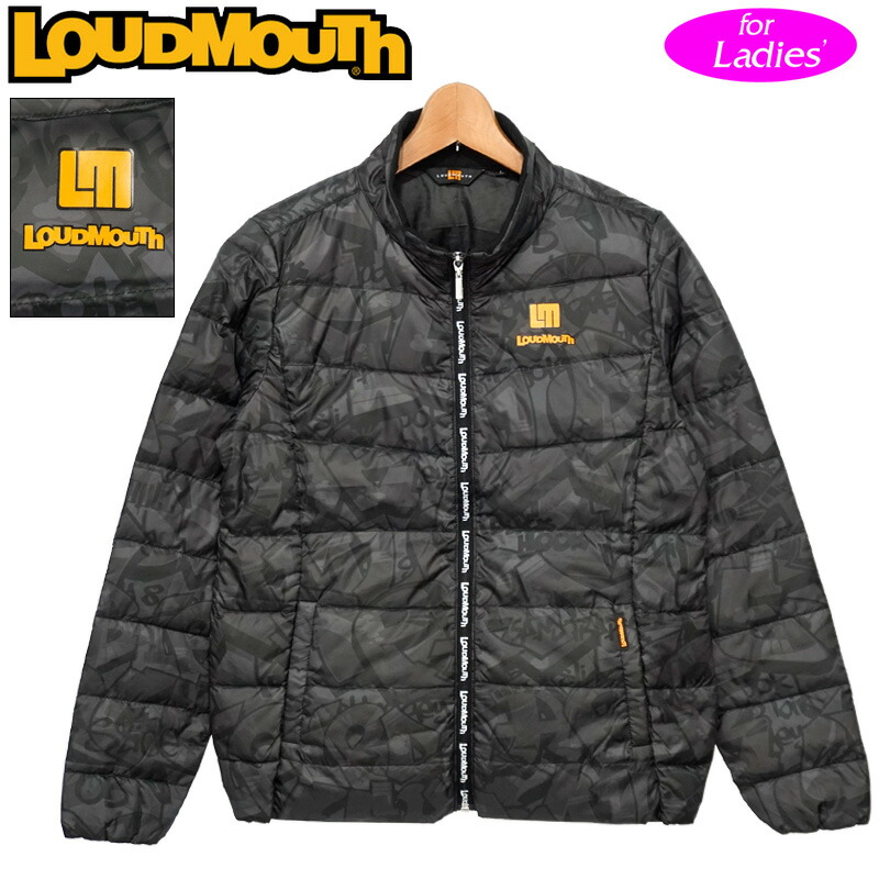 希少 日本規格 ラウドマウス レディース ダウンジャケット 撥水加工 ブラック 998 防寒 fw ライトダウン ブルゾン 中綿 アウター Loudmouth ゴルフウェア Oct2w 安いそれに目立つ Formebikes Co Uk