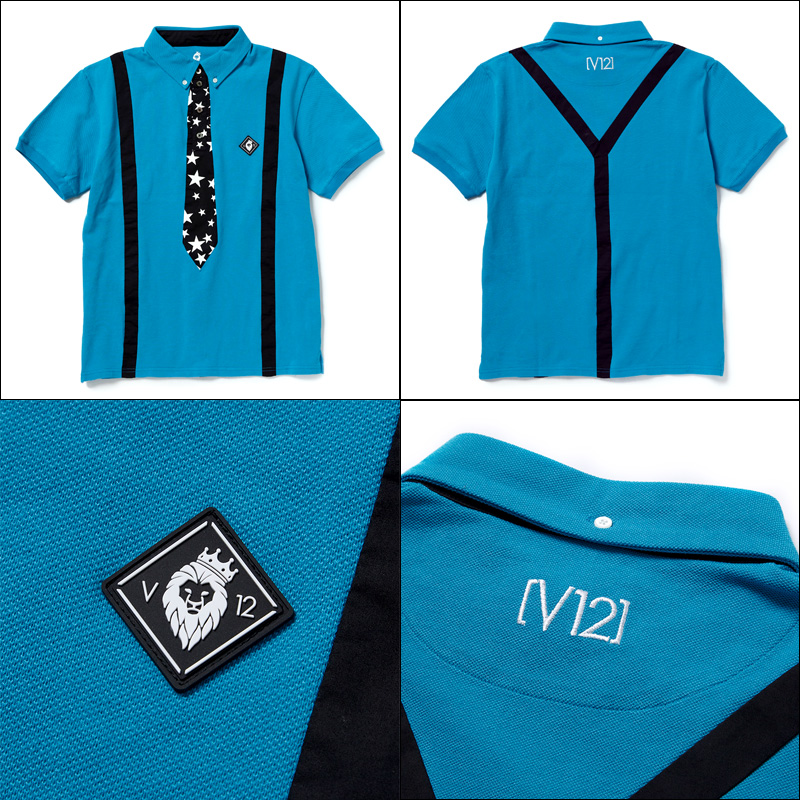 ヴィ・トゥエルヴ V12 迷彩柄ポロシャツ sizeXL 1点から卸価格でご提供