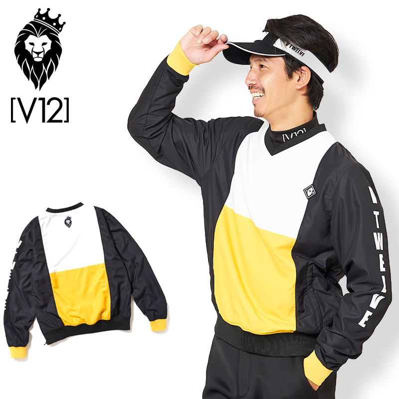 楽天市場】V12 ゴルフ メンズ クルーネック ニット MICKEY / KNIT