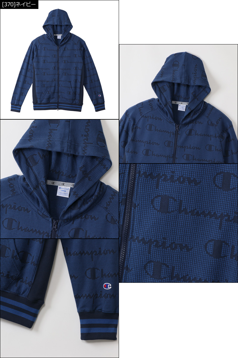 充実の品 Champion レディース L パーカー 涼しい ネイビー 夏 速乾