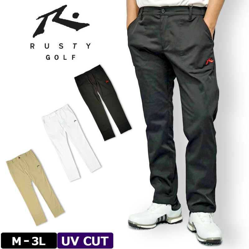 交換無料 ラスティ ゴルフ メンズ ロングパンツ Uv Cut 7301 Rusty Golf 春夏秋ss ボトムス ゴルフウェアw 再再販 Www Nripost Com