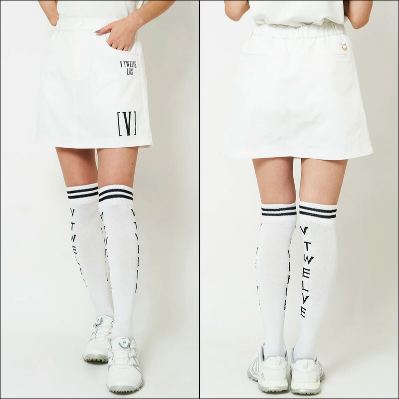 V12 ゴルフ スカート LX V SKIRT VLX2210-SK01 ヴィ・トゥエルヴ 22SS 