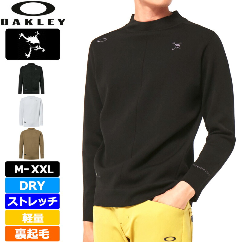 オークリー メンズ モックネック 長袖 セーター FOA404130 SKULL COMMON SWEATER MOCK 【新品】RCBR ゴルフウェア 長袖 SEP3