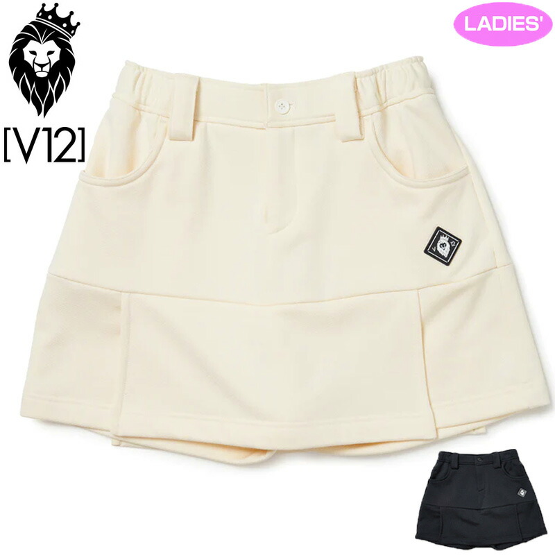 V12 レディース スカート FUR SKIRT ホワイト S V12 レディース スカート | ゴルフウェア【公式通販】