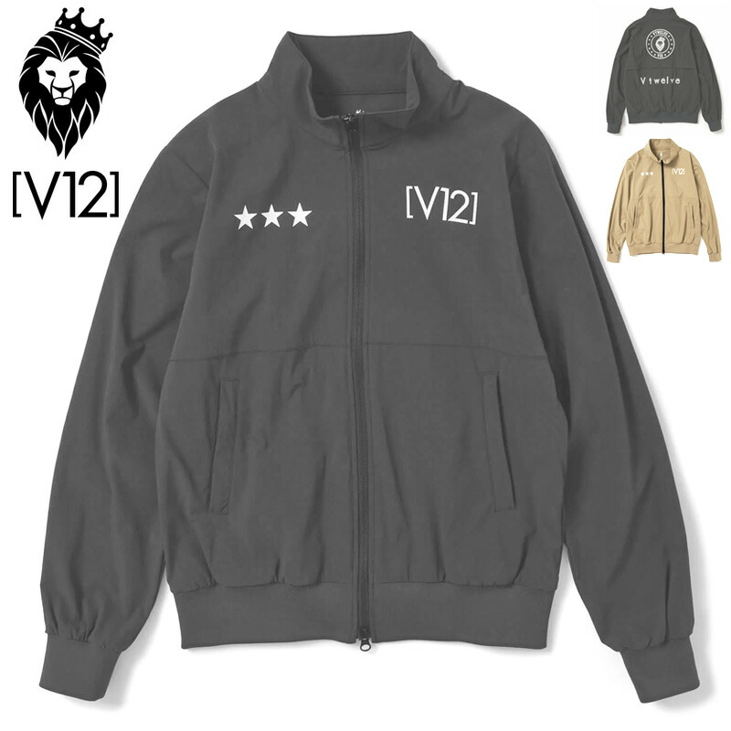 V12 ゴルフ メンズ 長袖 ジャケット VOCTA JKT フルジップ V122310-JK02 ヴィ・トゥエルヴ 【新品】SAAR 防風 撥水 ストレッチ ゴルフウェア ブルゾン トップス GOLF FEB2｜サードウェイブ ゴルフ＆スポーツ