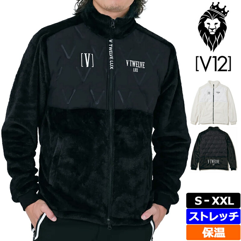 楽天市場】V12 ゴルフ メンズ 長袖 ジャケット ZEROFITコラボ ZF