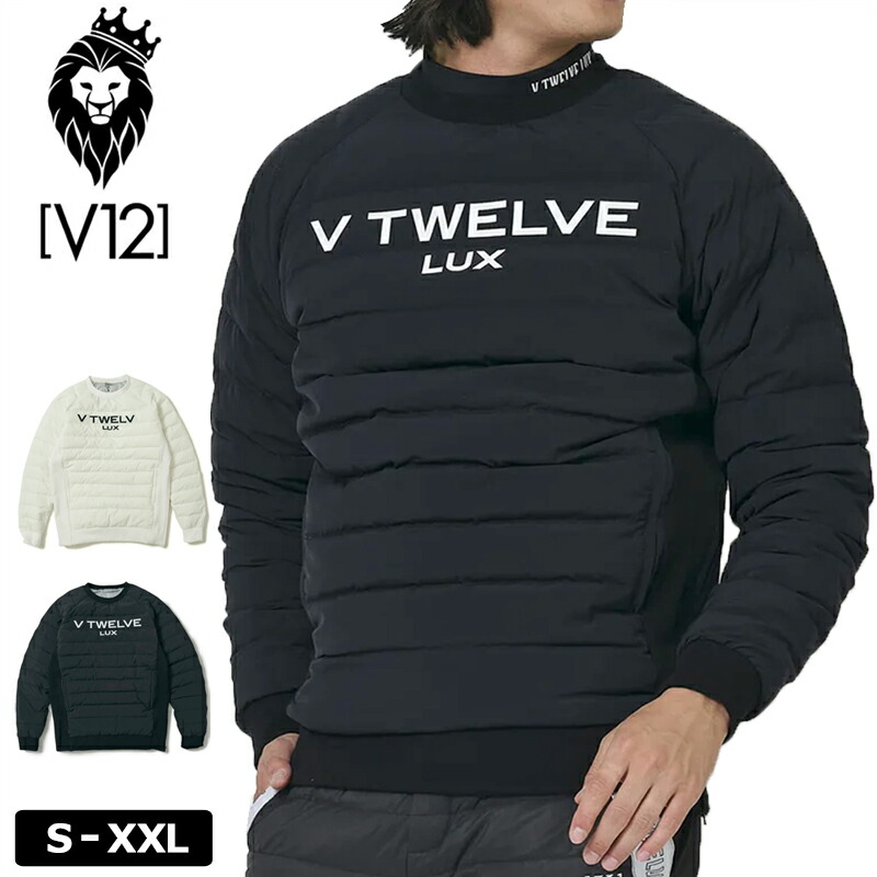 楽天市場】V12 ゴルフ メンズ 長袖 ダウン キルティング スニード