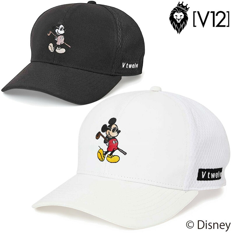 V12 ゴルフ × ディズニーコラボ メッシュキャップ SM CAP V122515-CP01 ヴィ・トゥエルヴ 【新品】UAAR ミッキー MICKEY MOUSE DISNEY 帽子 メンズ レディース ユニセックス UNISEX 男女兼用 男女共用 ゴルフウェア V12 GOLF 6,930円