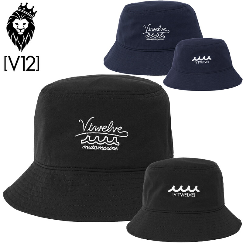 楽天市場】V12 ゴルフ × muta MARINE コラボ バケットハット MU12 HAT