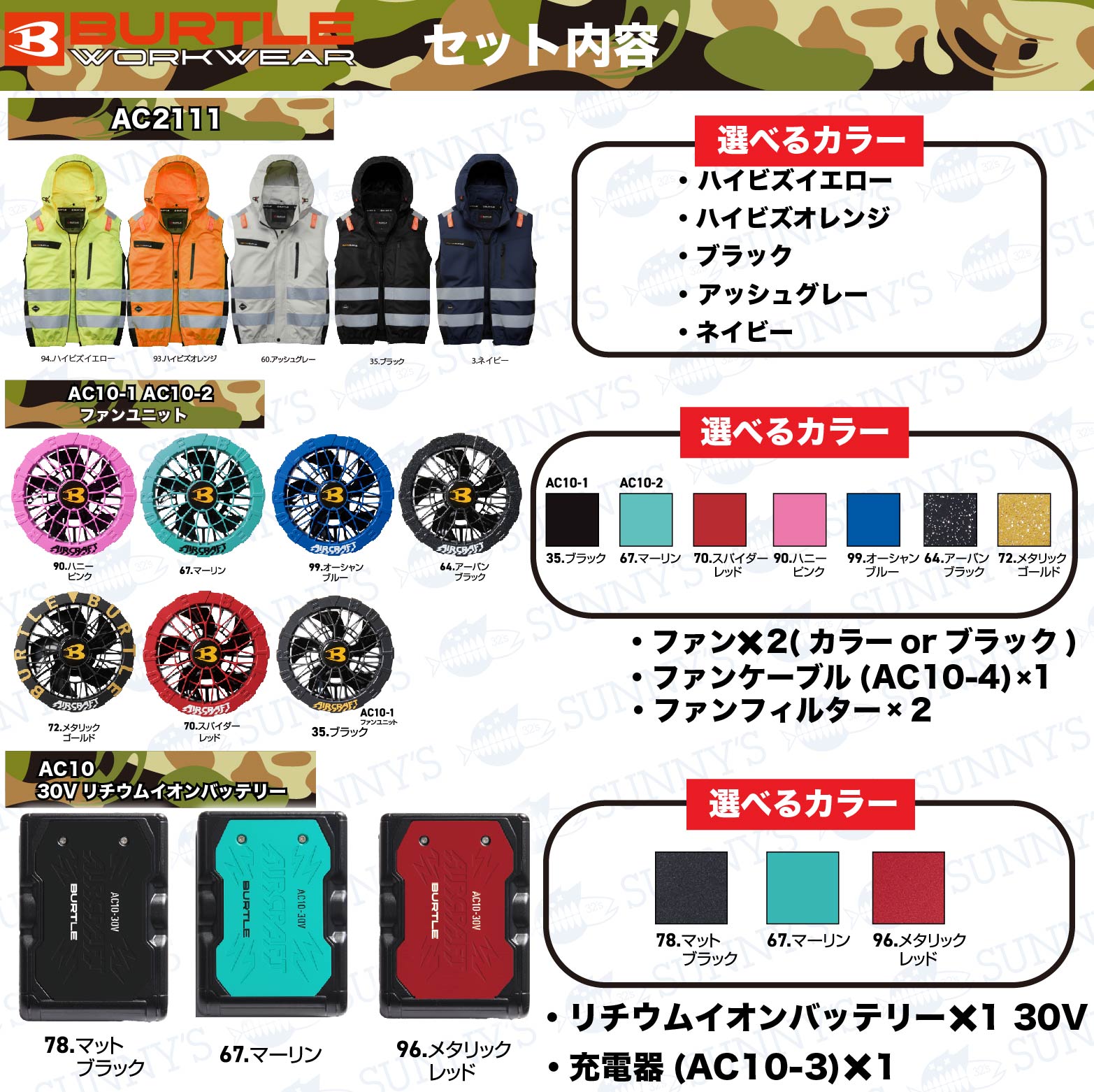 現貨！ 2024 最新 22V BURTLE 風扇飛行背心 [AC2004] [AC08] [AC08-2] 尺寸 S-3XL [彩色風扇，全新 22V 電池組] 防中暑工作服夾克