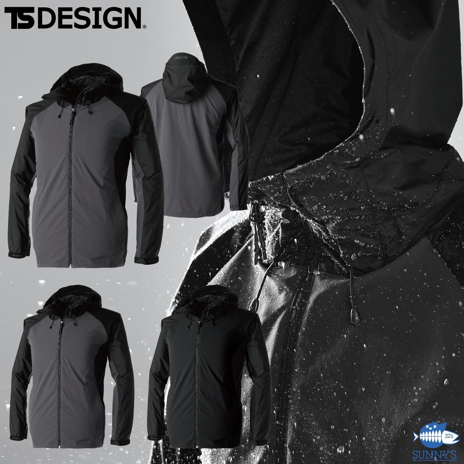 TS DESIGN 藤和 84716 撥水上衣 SS-6L 通年 超耐久 撥水工業 無条件反射 やり方着 やり方服