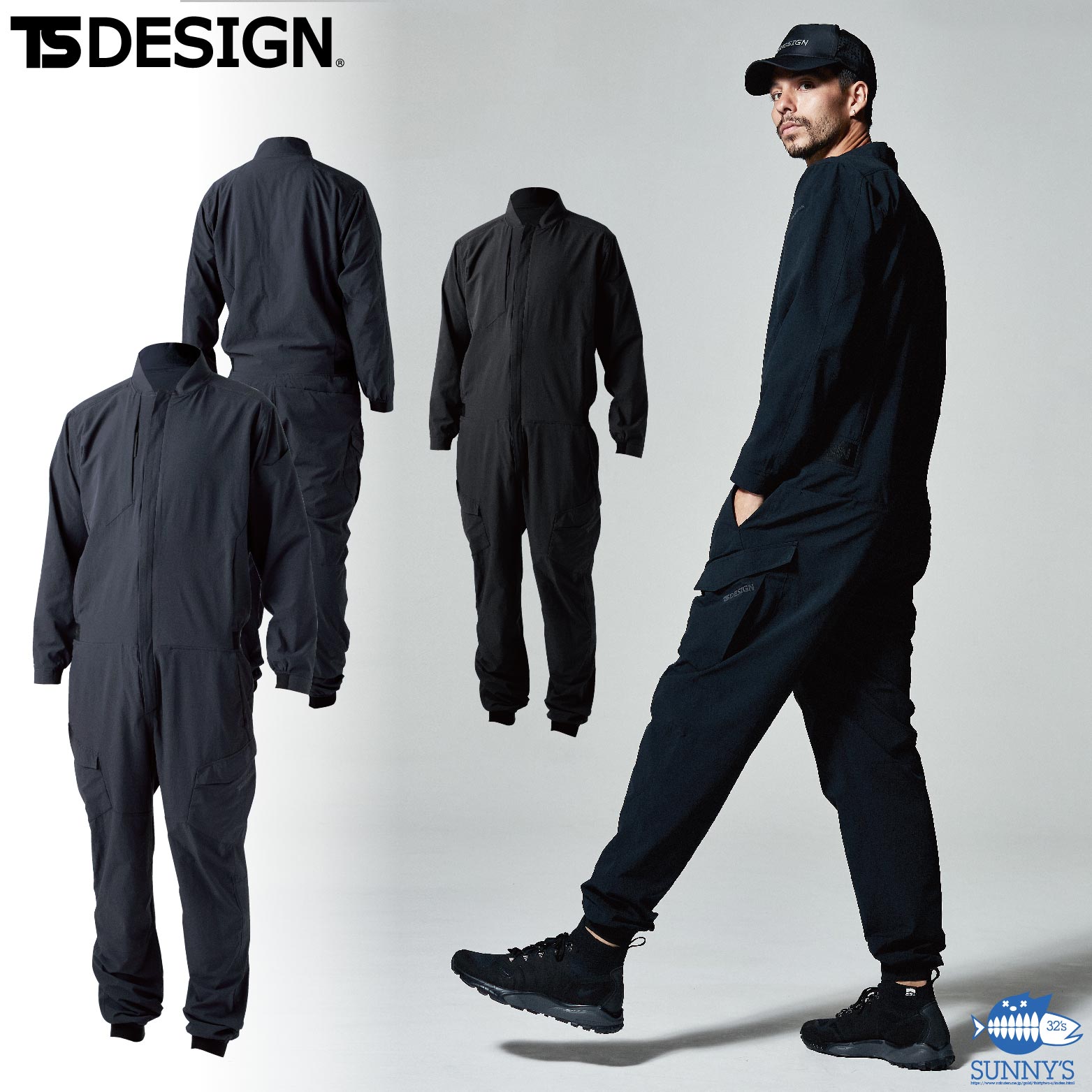 TS DESIGN(藤和)  9110 ４Ｄ大層らしい櫂 SS-6L 通年 伸ばすこと 吸汗速乾 帯電押しとどめる工業 やり方着 やり方服