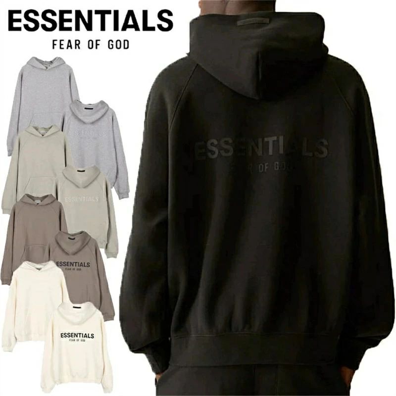 ESSENTIALS エッセンシャルズ パーカー メンズ レディース 21SS3D SILICON PULL-OVER HOODIE プルオーバー バックロゴ パーカー ビッグサイズ｜THL SHOP