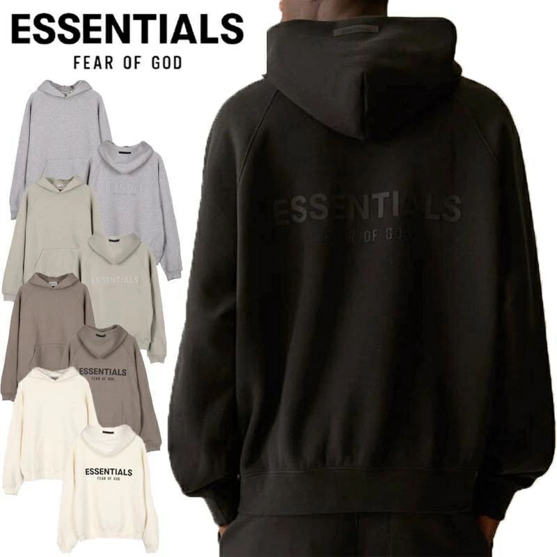 ESSENTIALS エッセンシャルズ パーカー 秋 冬 メンズ レディース 21SS3D SILICON PULL-OVER HOODIE プルオーバー バックロゴ パーカー ビッグサイズ｜THL SHOP