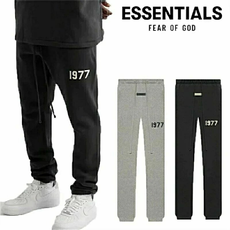 ESSENTIALS エッセンシャルズ ズボン下 1977ロゴタイプズボン下 スウェットパンツ 長ズボン ズボン下 男女兼用 新品