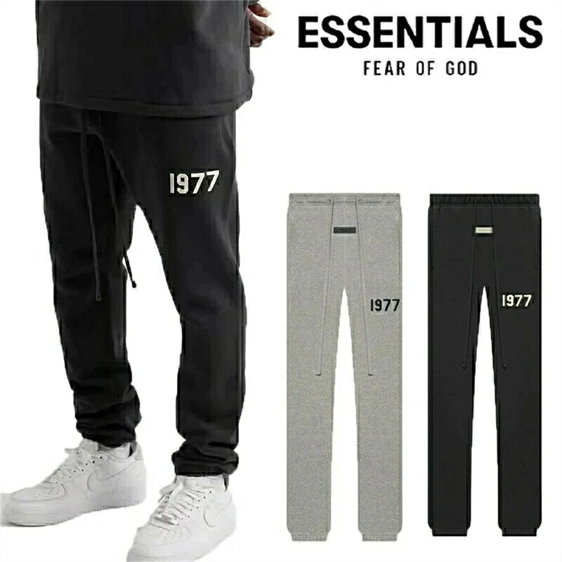 ESSENTIALS エッセンシャルズ ズボン下 1977ロゴタイプズボン下 スウェットパンツ 長ズボン ズボン下 男女兼用 新品