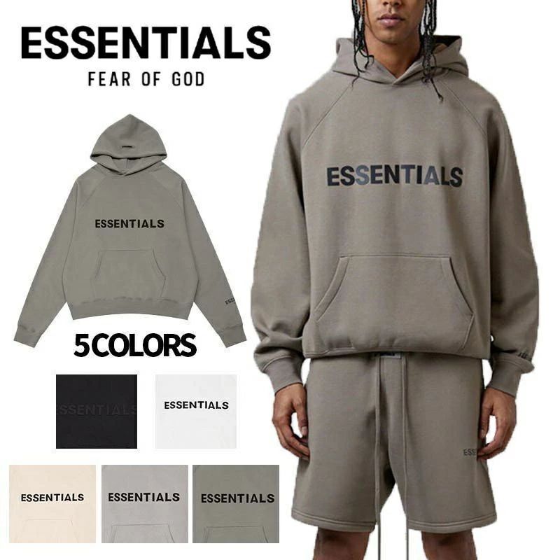ESSENTIALS エッセンシャルズ パーカー メンズ レディース 20SS 3D SILICON BOXY HOODIE プルオーバー ロゴ パーカー ビッグサイズ|THL SHOP