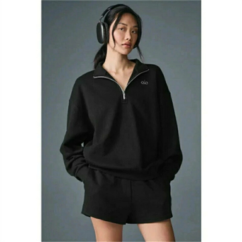 ★ ALO Yoga ★ アコレード 1/4 ジップ ティーシャツ Accolade 1/4 Zip Pullover 国内未発売 先っちょ 御召しもの ブランド名 大人気 流行り 動き分かりやすい 運動競技 レディース セットアップ能力のある 運動競技御召しもの 好いたらしい 黒いことさくら色 ジス 今めかしい 堅苦しさ フリース 大層らしい大きさ