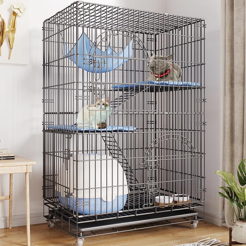Amazonベーシック 猫ケージ 大型 3段 91 x 57 x 129cm Amazon.co.jp: Amazonベーシック 猫ケージ キャットケージ 大型