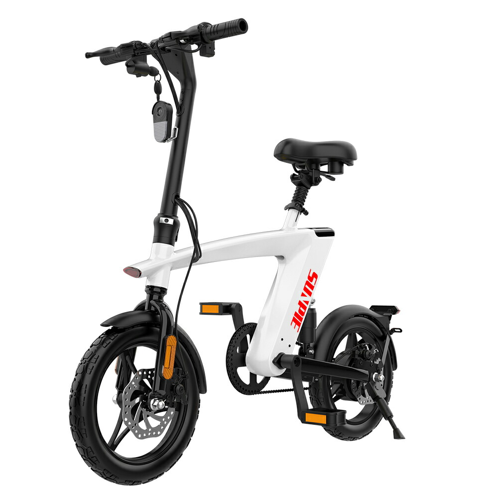 電動自転車 フル電動自転車 折りたたみ 14インチ Ledライト付き 1年保証 電動アシスト自転車 公道走行不可 かっこいい