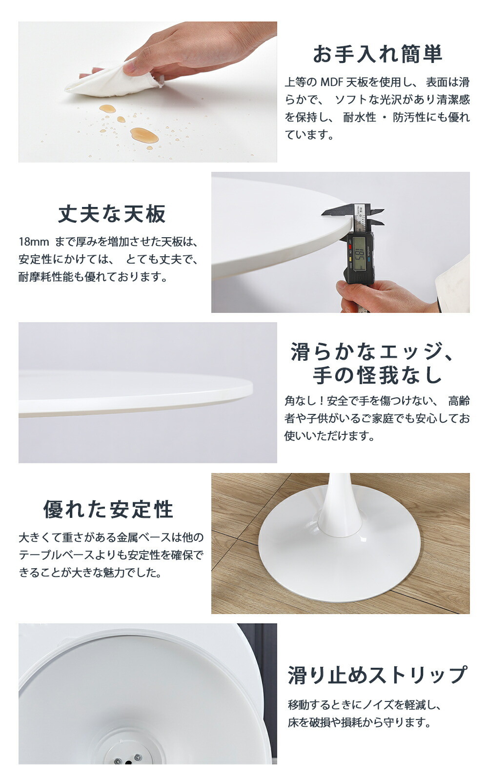 【9/30限定！ポイント10倍＆最大10万P当たる！】カフェテーブル ダイニングテーブルセット 丸テーブル 円形 ラウンドテーブル チューリップテーブル イームズチェア 2点セット 3点セット 60cm 70cm 80cm 北欧 韓国風 おしゃれ ホワイト ブラック ブラウン 一人暮らし