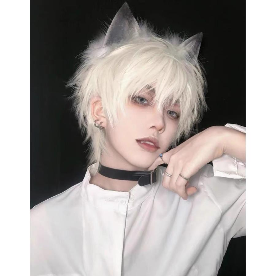【店長おすすめ】ウィッグ メンズ 短髪 かつら 自然 フルウィッグ コスプレ男装かっこいい 可愛い ショート耐熱ウィッグスチューム韓国風 ショートウィッグ 前髪あり