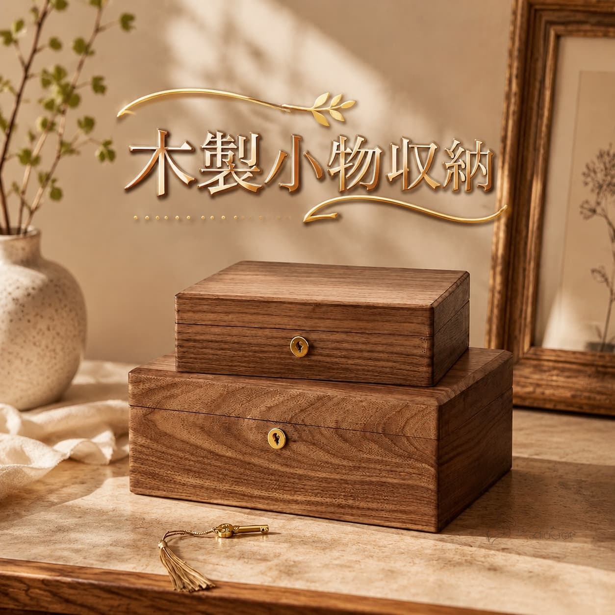【店長おすすめ】ウッドボックス 木製 小物入れ 木箱 アクセサリーケース 蓋付き 模様ガラス パターンガラス 収納ボックス おしゃれ かわいい 文具 眼鏡 インテリア ジュエリーボックス アンティーク レトロ｜sunlight